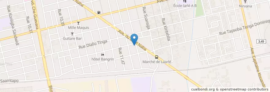 Mapa de ubicacion de Air Rondo en بورکینافاسو, Centre, Kadiogo, اوآگادوگو.