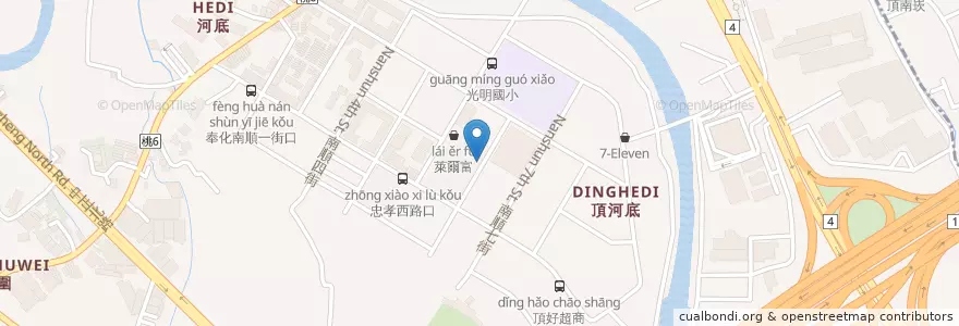 Mapa de ubicacion de 麥味登 en Tayvan, 桃園市, 蘆竹區.