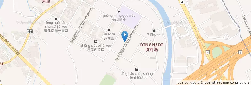Mapa de ubicacion de 安康診所 en Taiwan, 桃園市, 蘆竹區.