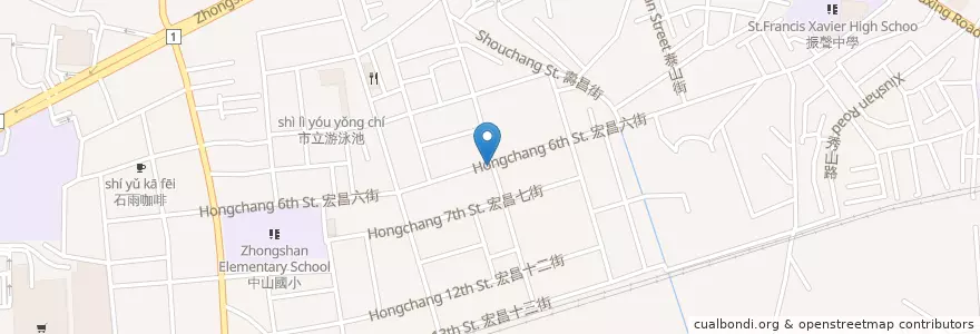 Mapa de ubicacion de 城市旅人 en Taiwan, Taoyuan, Taoyuan District.