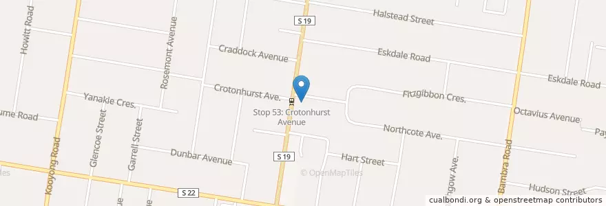 Mapa de ubicacion de Orthodontist en Avustralya, Victoria, City Of Glen Eira.