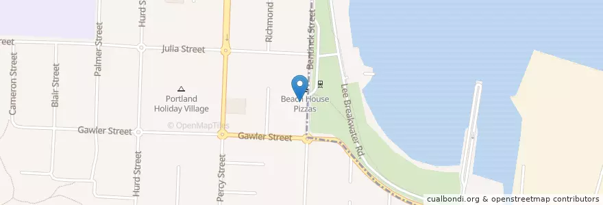 Mapa de ubicacion de Maggie Lou’s en Australia, Victoria.
