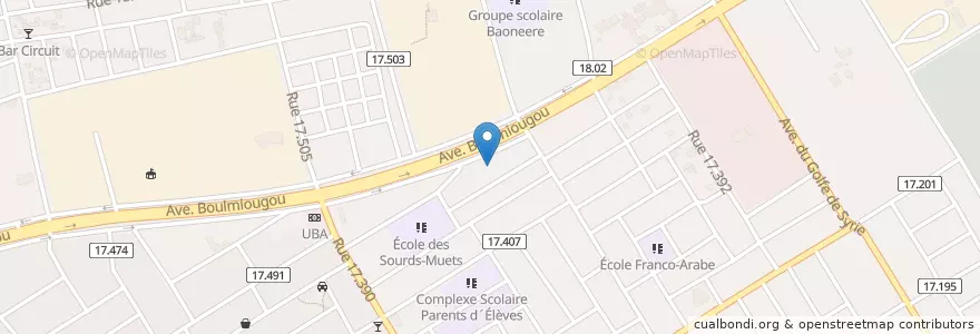 Mapa de ubicacion de Honda Pissy en Burkina Faso, Centre, Kadiogo, Ouagadougou.