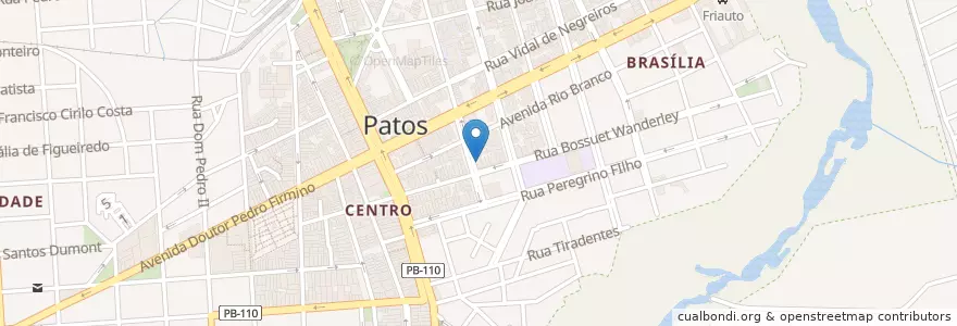 Mapa de ubicacion de Neure Derm en Brasil, Região Nordeste, Paraíba, Região Metropolitana De Patos, Região Geográfica Intermediária De Patos, Região Geográfica Imediata De Patos, Patos.