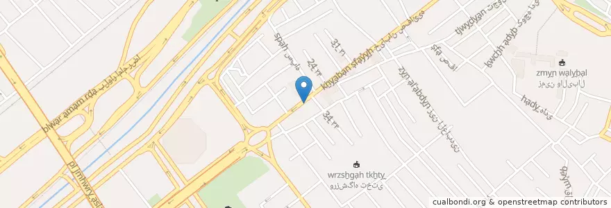 Mapa de ubicacion de بانک شهر en Irão, استان قم, شهرستان قم, بخش مرکزی, قم.
