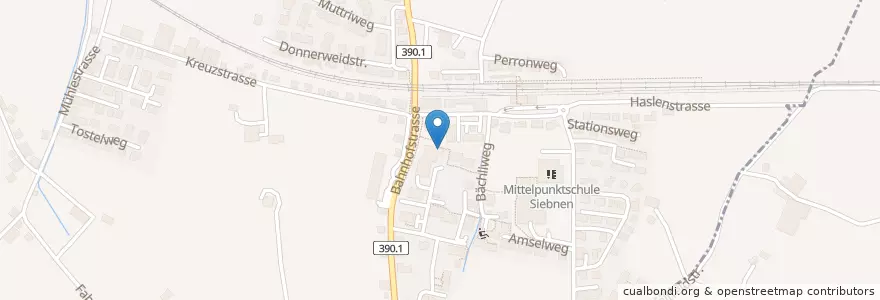 Mapa de ubicacion de Kindergarten Weidweg en Svizzera, Svitto, March, Wangen (Sz).