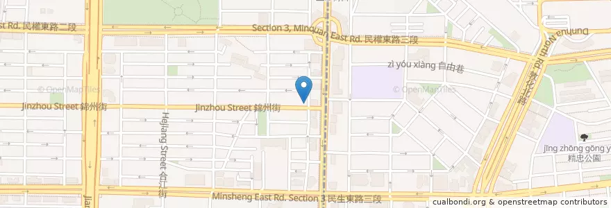 Mapa de ubicacion de 素食自助餐 en 臺灣, 新北市, 臺北市, 松山區.