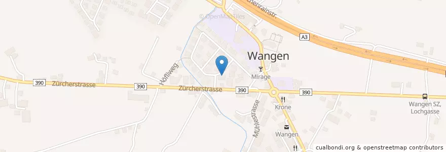 Mapa de ubicacion de Dr. med. Henning Sepold en Швейцария, Швиц, March, Wangen (Sz).