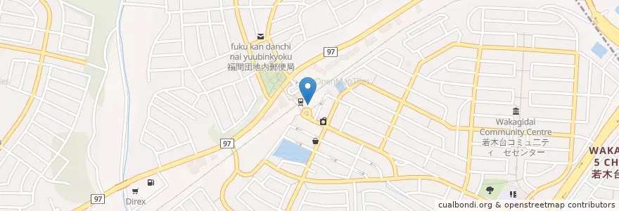Mapa de ubicacion de ハピー•ハンバーグ　(Happy Hamburger) en 日本, 福岡県, 福津市.