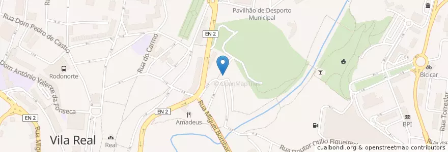 Mapa de ubicacion de Dominus en Portugal, Norte, Vila Real, Douro, Vila Real, Vila Real.