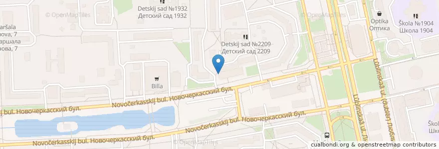 Mapa de ubicacion de Союз вкуса en Russia, Central Federal District, Moscow, South-Eastern Administrative Okrug, Maryino District.