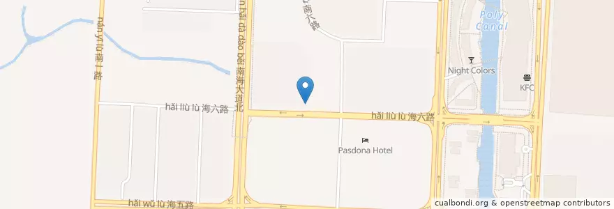 Mapa de ubicacion de Starbucks en 中国, 广东省, 佛山市, 南海区.