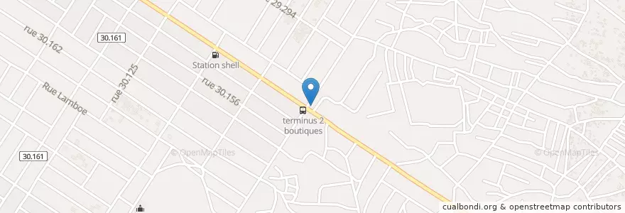 Mapa de ubicacion de 2 Boutiques taxi gare en ブルキナファソ, Centre, Kadiogo, ワガドゥグー.