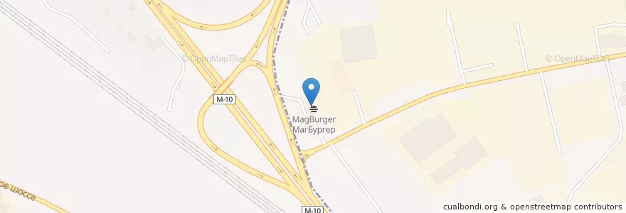 Mapa de ubicacion de Qiwi en روسيا, Центральный Федеральный Округ, Москва, Северный Административный Округ, Молжаниновский Район.
