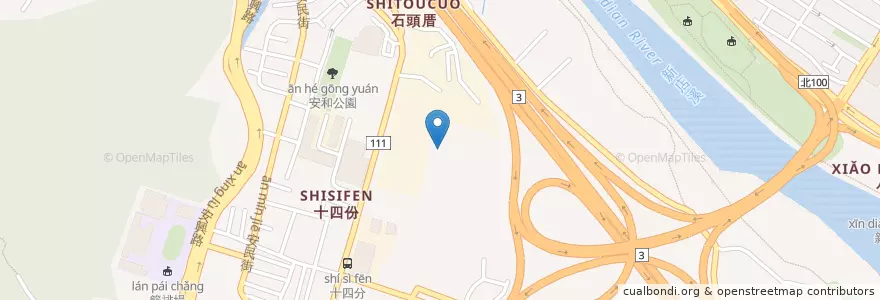 Mapa de ubicacion de 大新店駕訓班 en Taïwan, Nouveau Taipei, Xindian.