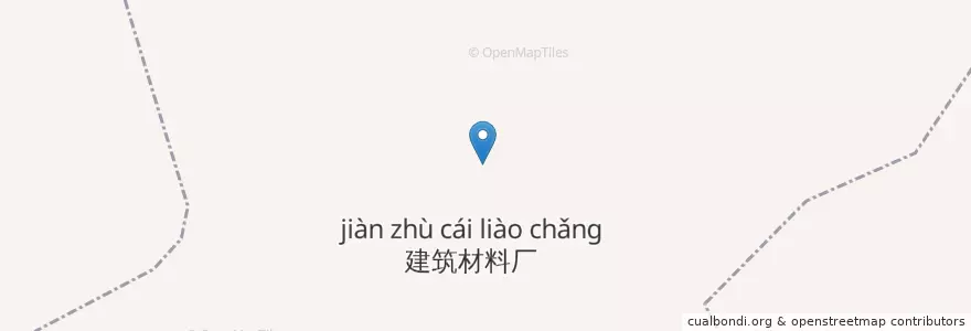 Mapa de ubicacion de 建筑材料厂 en China, Jiangxi, Jiujiang, 彭泽县 (Pengze), 建筑材料厂.