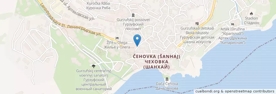 Mapa de ubicacion de Balaban Yantyk en Russia, South Federal District, Autonomous Republic Of Crimea, Republic Of Crimea, Yalta City Municipality, Городской Округ Ялта.