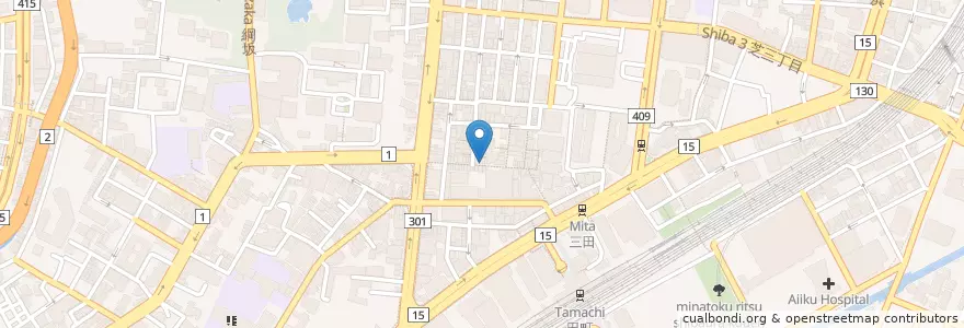 Mapa de ubicacion de 長崎ちゃんぽんリンガーハット en Япония, Токио, Минато.