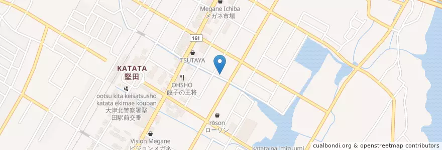 Mapa de ubicacion de うえだ歯科医院 en 日本, 滋賀県, 大津市.