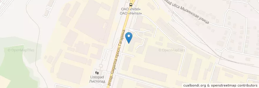 Mapa de ubicacion de Автомойка ECO en Russie, District Fédéral De La Volga, Oblast De Nijni Novgorod, Городской Округ Нижний Новгород.