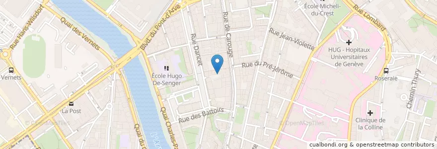 Mapa de ubicacion de Spikisi en Швейцария, Женева, Женева, Genève.