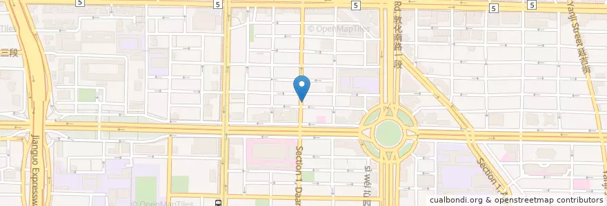 Mapa de ubicacion de 橘毛涮涮鍋 en 臺灣, 新北市, 臺北市, 大安區.