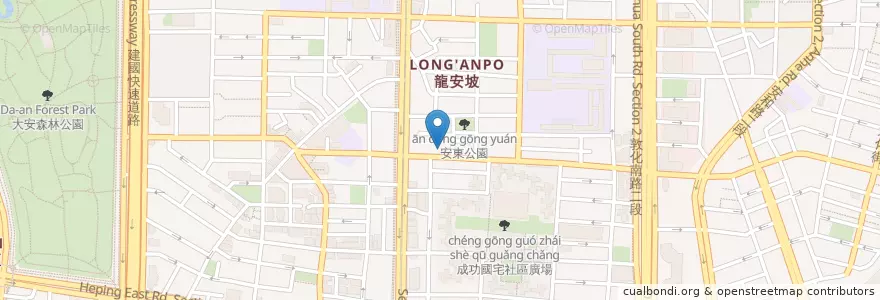 Mapa de ubicacion de 大水缸 en Taiwan, 新北市, Taipé, 大安區.