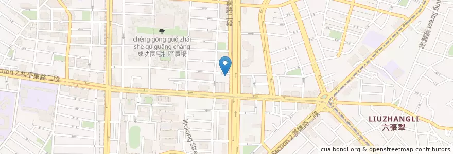 Mapa de ubicacion de Subway en تايوان, تايبيه الجديدة, تايبيه, 大安區.