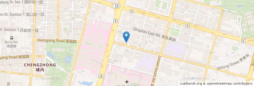 Mapa de ubicacion de 立法院國會圖書館 en 臺灣, 新北市, 臺北市, 中正區.