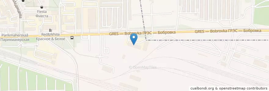 Mapa de ubicacion de Объектовая пожарная часть ГРЭС en Russia, Ural Federal District, Chelyabinsk Oblast, Troitsk District.
