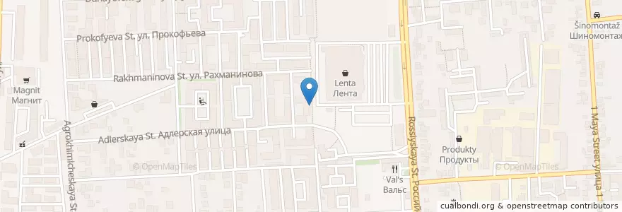 Mapa de ubicacion de Хмель & Солод en Russia, South Federal District, Krasnodar Krai, Krasnodar Municipality.