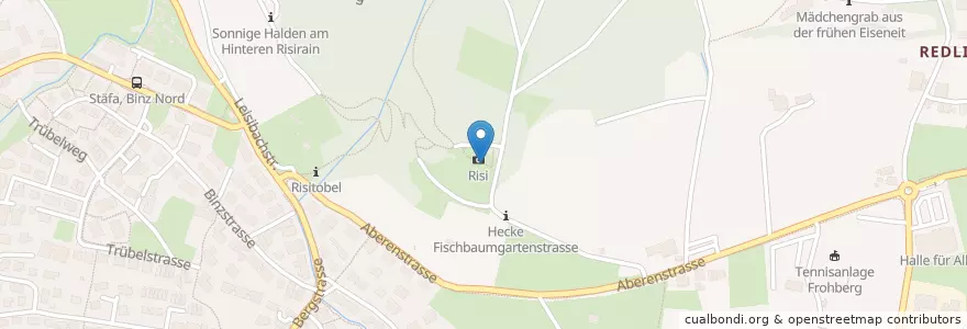 Mapa de ubicacion de Ruhebänkli VVS, Risi Stäfa en スイス, チューリッヒ, Bezirk Meilen, Stäfa.