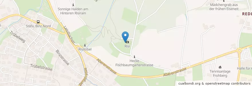 Mapa de ubicacion de Panorama Tafel, Risi Stäfa en 瑞士, 蘇黎世, Bezirk Meilen, Stäfa.