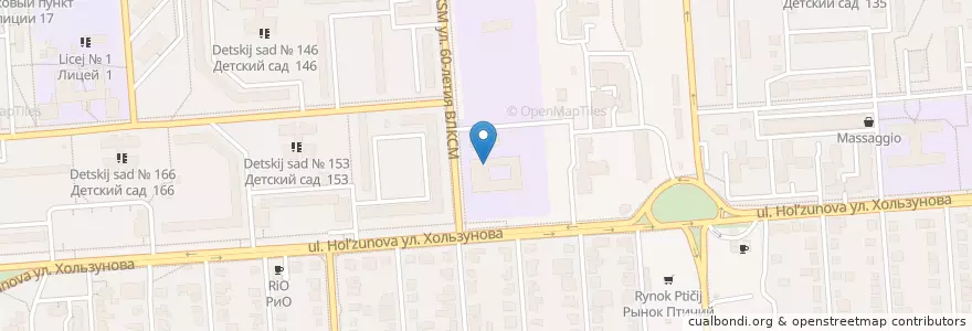Mapa de ubicacion de Школа № 87 en Russland, Föderationskreis Zentralrussland, Oblast Woronesch, Городской Округ Воронеж.