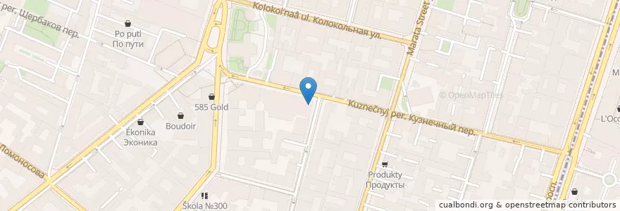 Mapa de ubicacion de Пловная en Russland, Föderationskreis Nordwest, Oblast Leningrad, Sankt Petersburg, Центральный Район, Владимирский Округ.