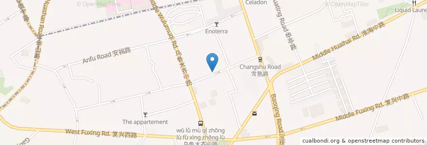 Mapa de ubicacion de Senator Saloon en China, Shanghai.