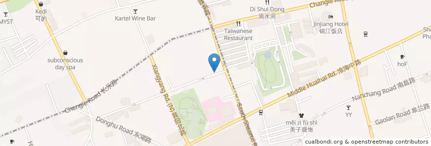 Mapa de ubicacion de Constellation Bar en 중국, 상하이, 쉬후이구.