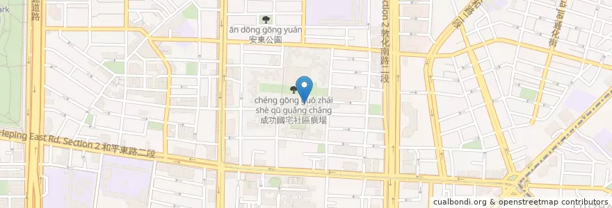 Mapa de ubicacion de 李細祥內科診所 en تايوان, تايبيه الجديدة, تايبيه, 大安區.