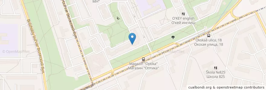 Mapa de ubicacion de ВекФарм en Russland, Föderationskreis Zentralrussland, Moskau, Südöstlicher Verwaltungsbezirk.