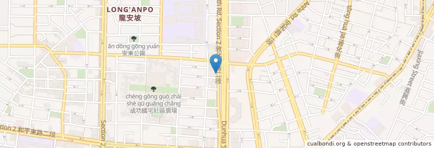 Mapa de ubicacion de 公用電話 en تايوان, تايبيه الجديدة, تايبيه, 大安區.
