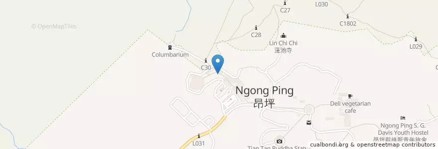 Mapa de ubicacion de Subway en China, Hongkong, Guangdong, New Territories, 離島區 Islands District.