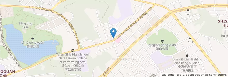 Mapa de ubicacion de Bitzantin Crypto Cafe & Lab en Taiwan, 新北市, Taipé, 內湖區.