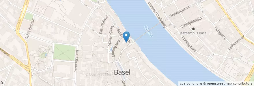 Mapa de ubicacion de Lällenkönig en Svizzera, Basilea Città, Basel.
