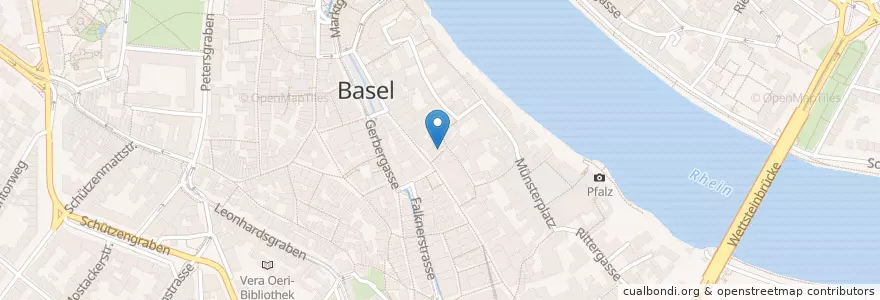 Mapa de ubicacion de Pissoir en سوئیس, Basel-Stadt, Basel.