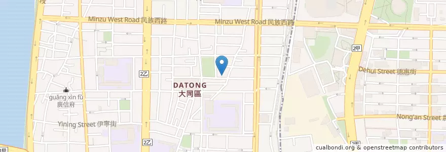 Mapa de ubicacion de 順天府 en Taiwan, New Taipei, Taipei, Datong District.