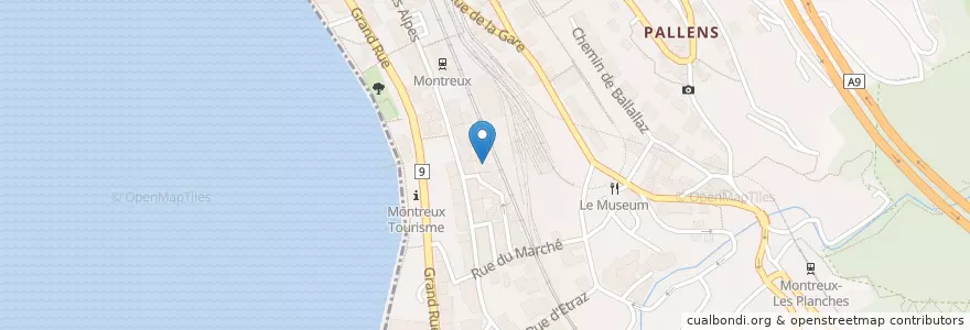 Mapa de ubicacion de Décal'Quai en 스위스, Vaud, District De La Riviera-Pays-D’Enhaut, Montreux.