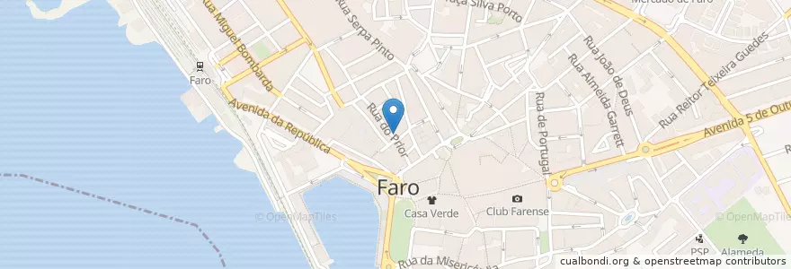 Mapa de ubicacion de Piper's Irish Pub en Portekiz, Algarve, Algarve, Faro, Faro, Faro.