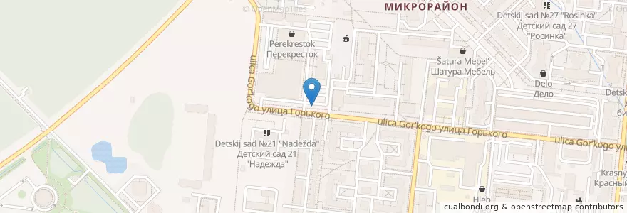 Mapa de ubicacion de шаурма en Россия, Центральный Федеральный Округ, Московская Область, Городской Округ Ступино.
