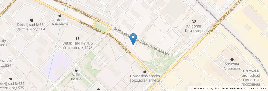 Mapa de ubicacion de Городской туалет en Rusia, Distrito Federal Central, Москва, Восточный Административный Округ, Район Богородское.