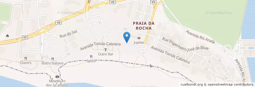 Mapa de ubicacion de Hollywood Steakhouse en Portekiz, Algarve, Algarve, Faro, Portimão, Portimão.